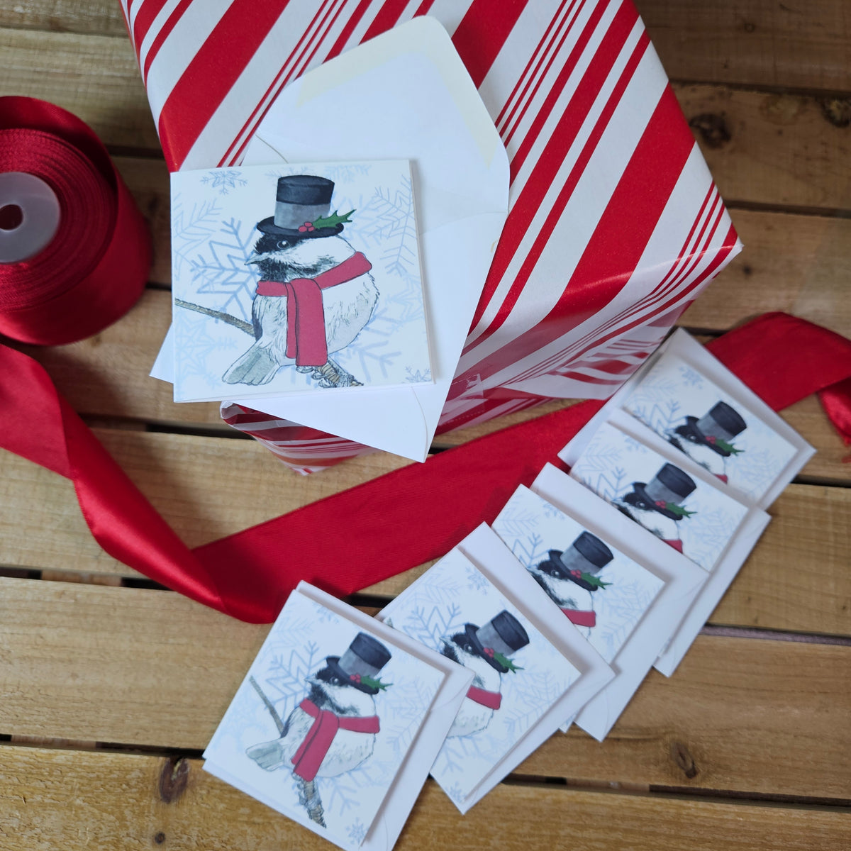 Chipmunk Kisses Mini Enclosure Card | 3x3 Gift Tag