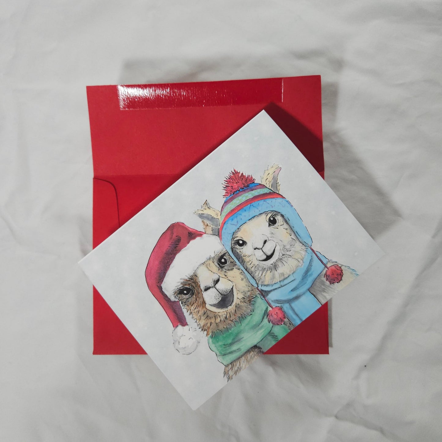 Fleece Navidad card boxed set
