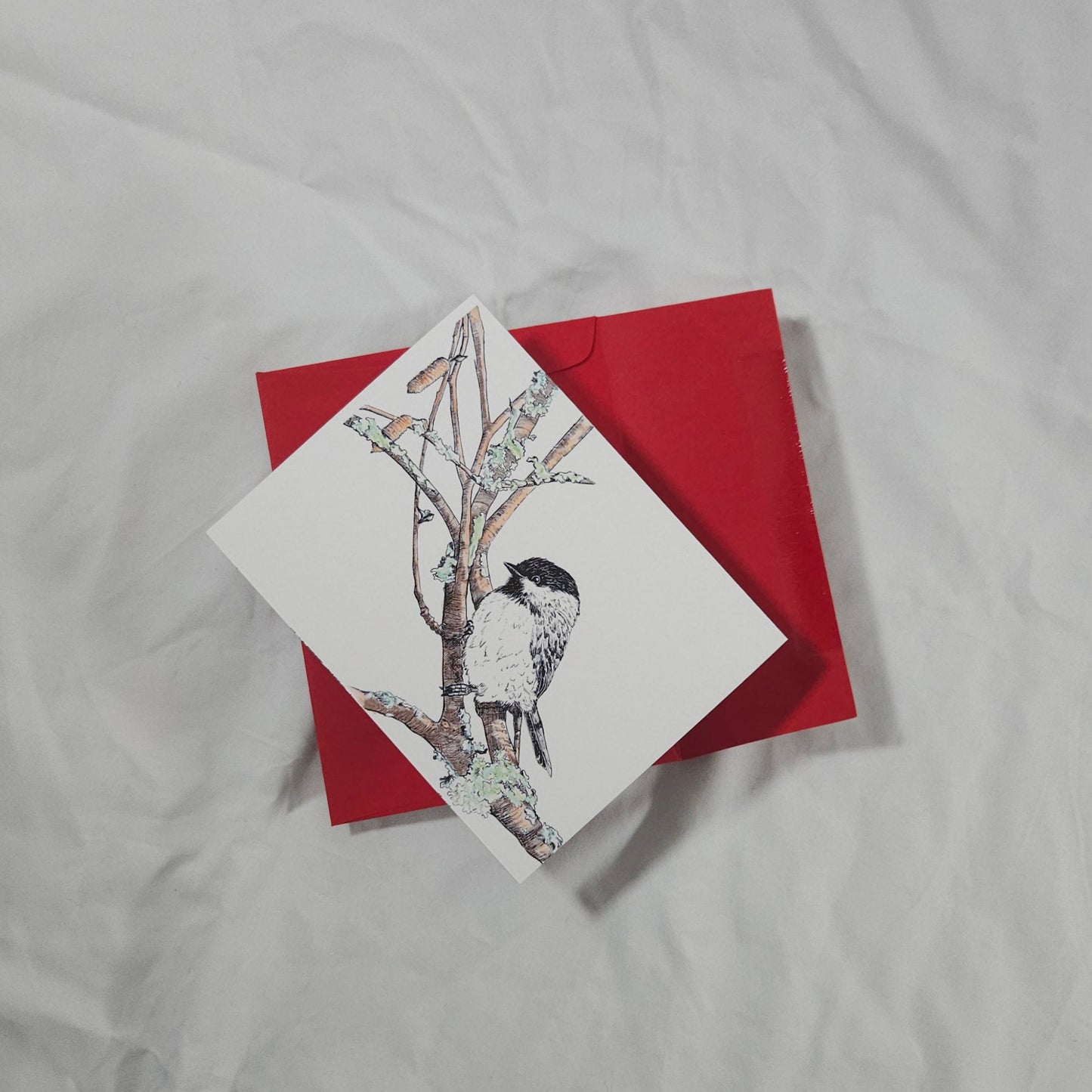 Winter Chickadee Card