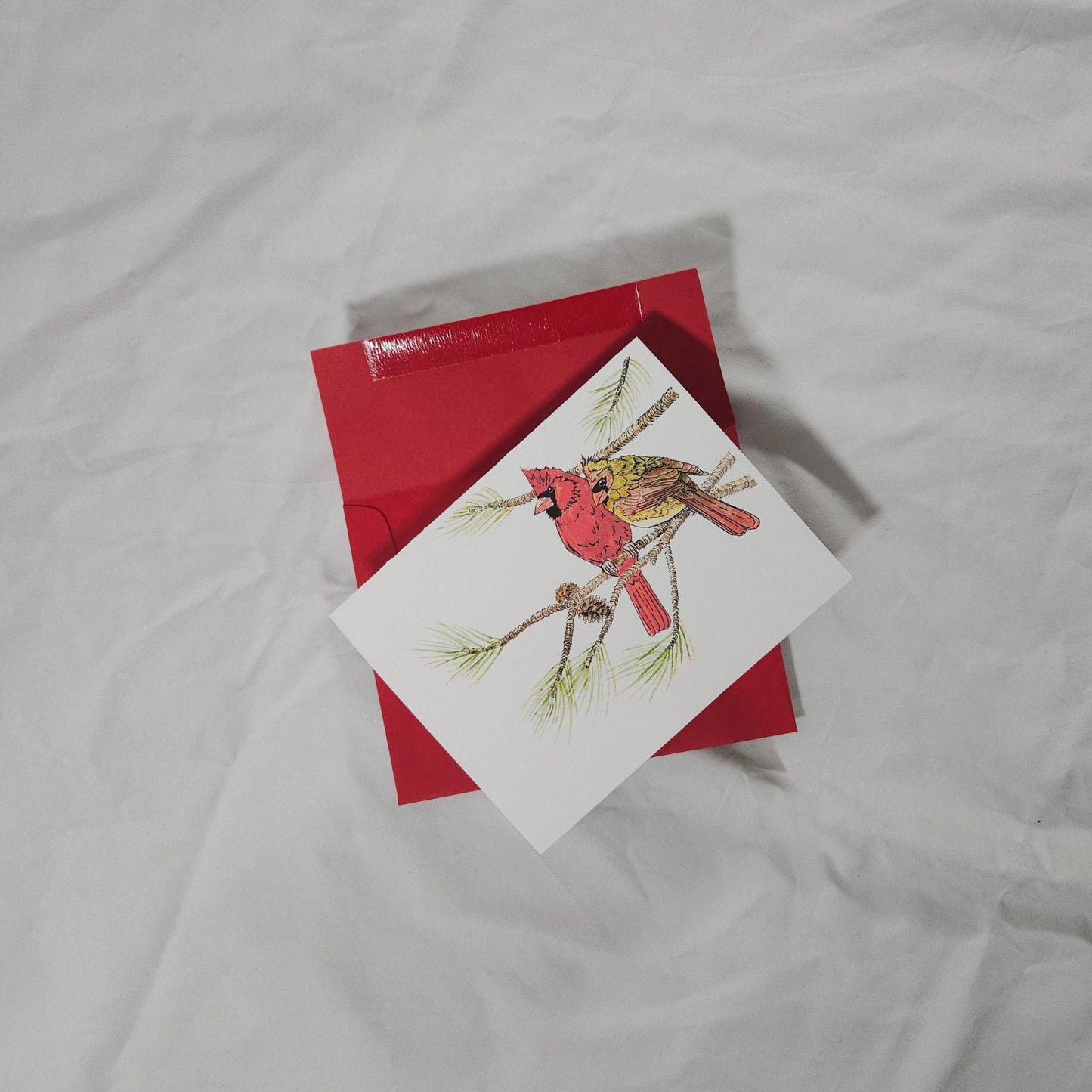 Couple in the Evergreen card boxed set