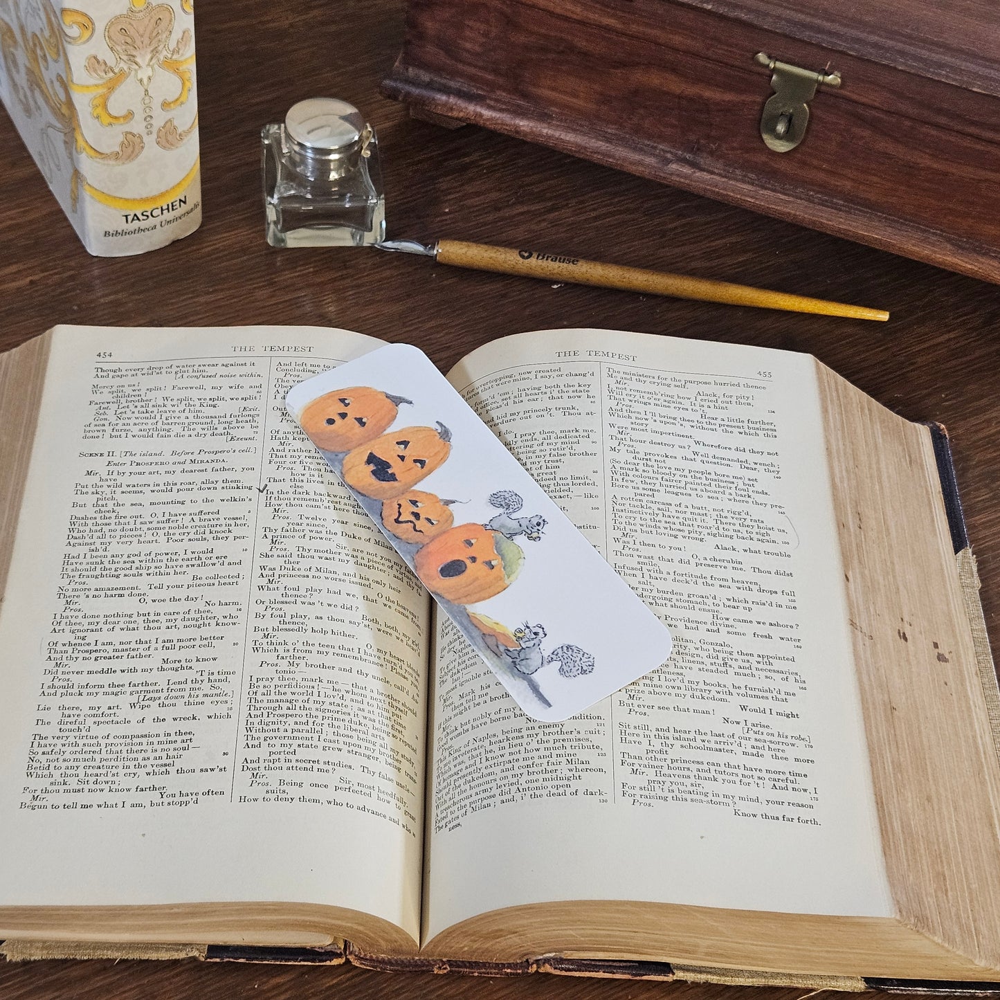 Morning After Pumpkins bookmark