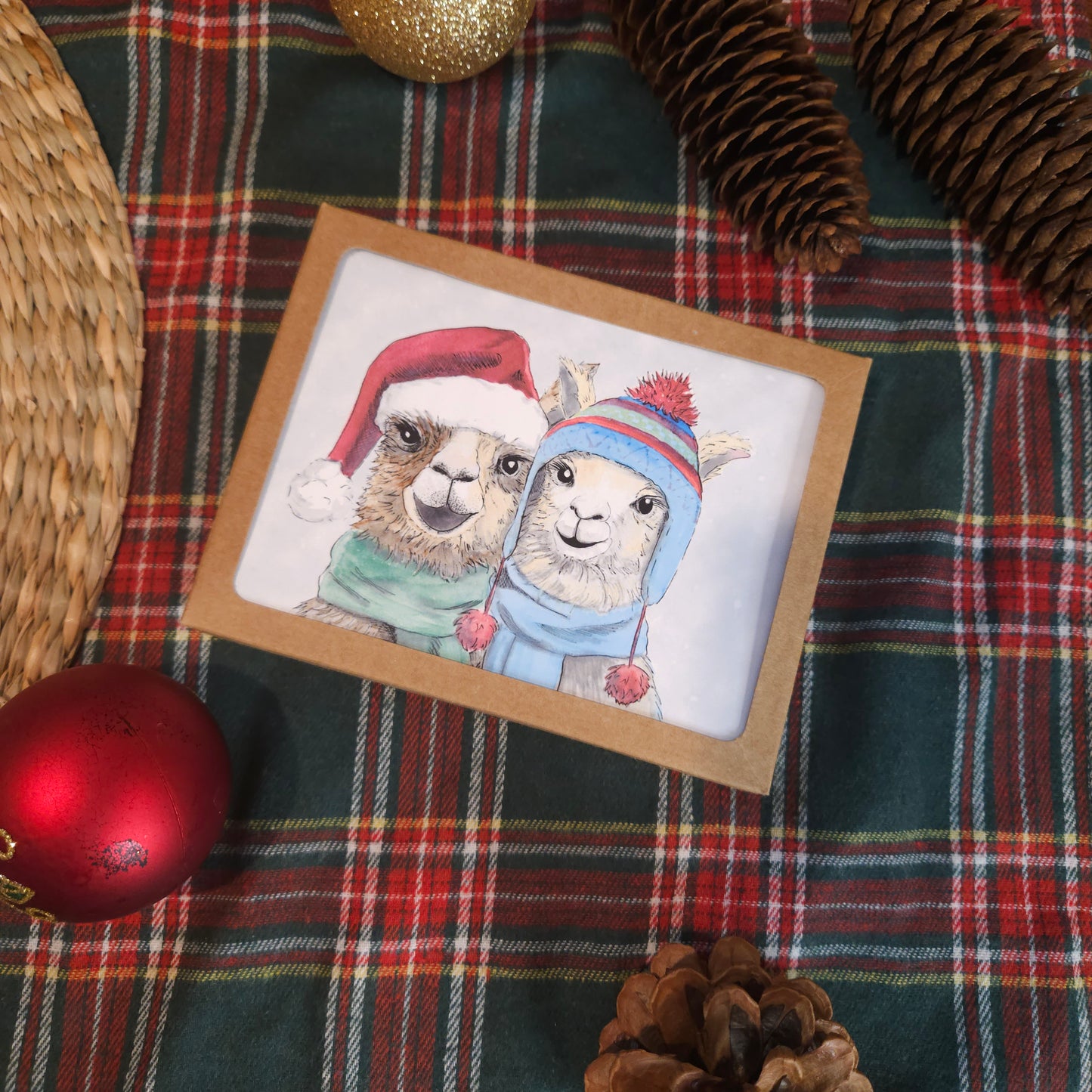 Fleece Navidad card boxed set