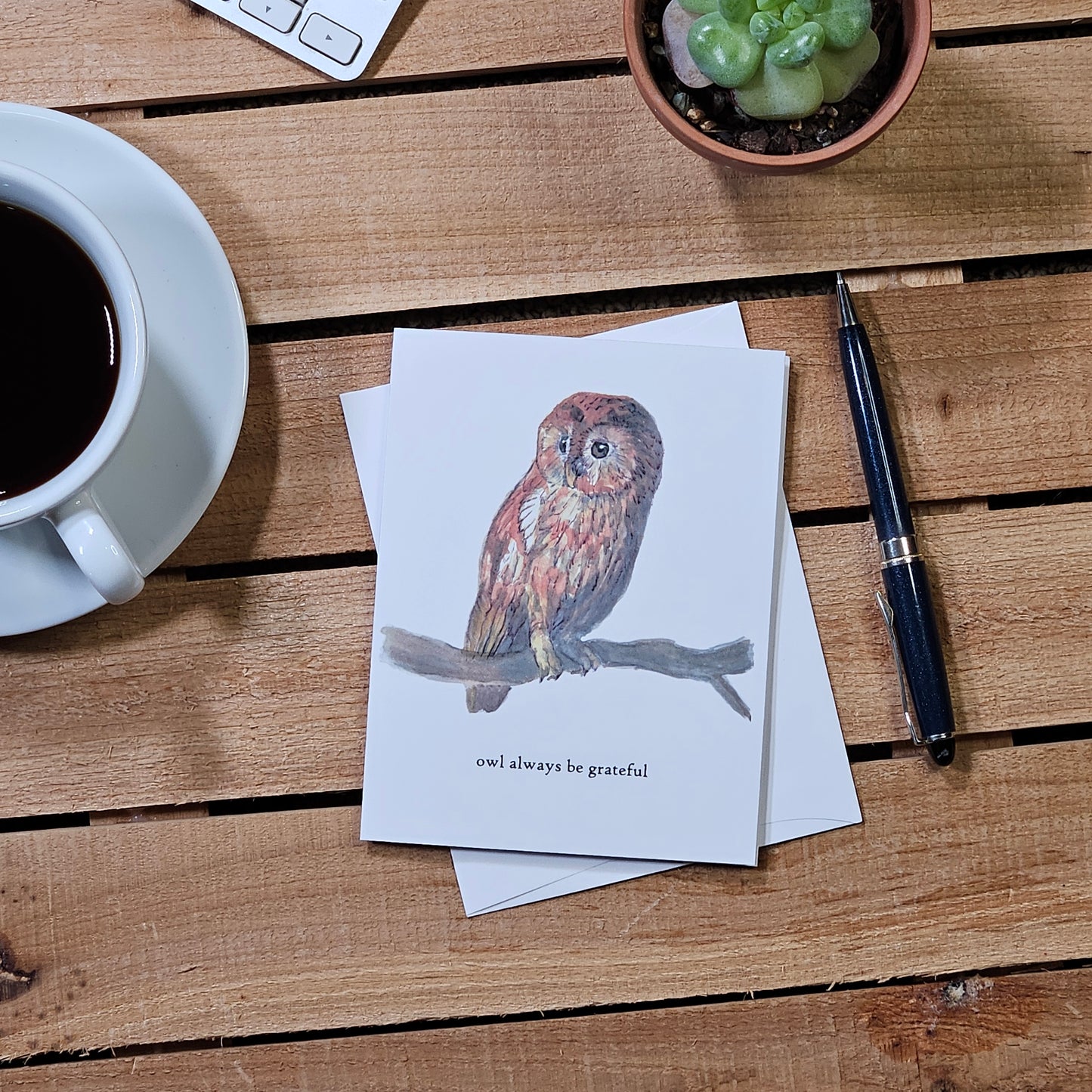Owl Always Be Grateful Greeting Card