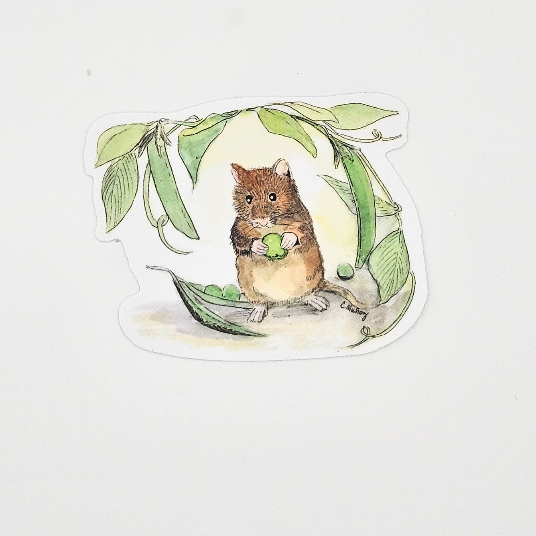 Sweetpea Mouse Sticker
