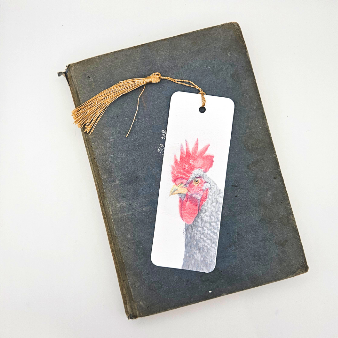 Mr. Rooster Woodland Animal Bookmark