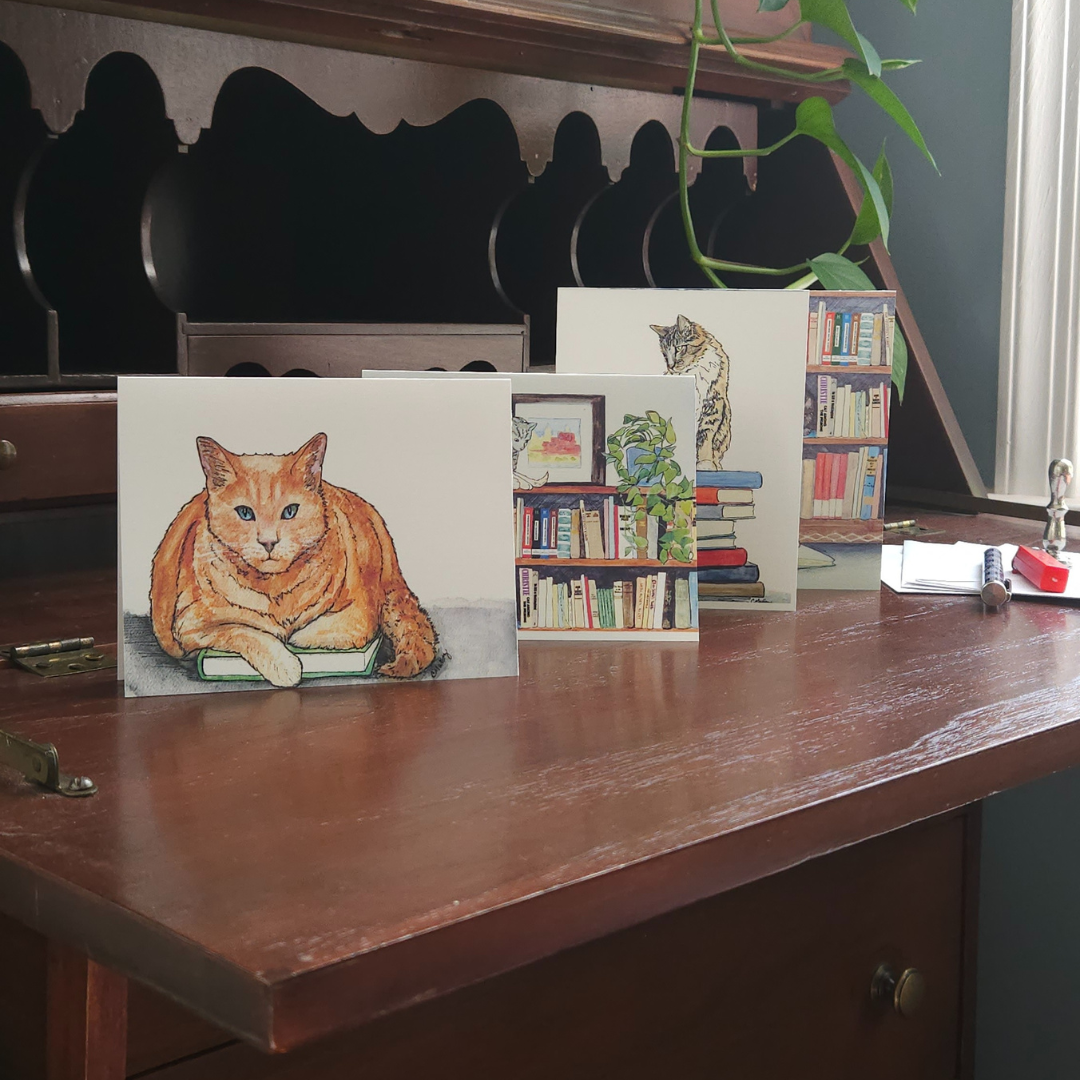 Cats IQ Assorted Notecard Set