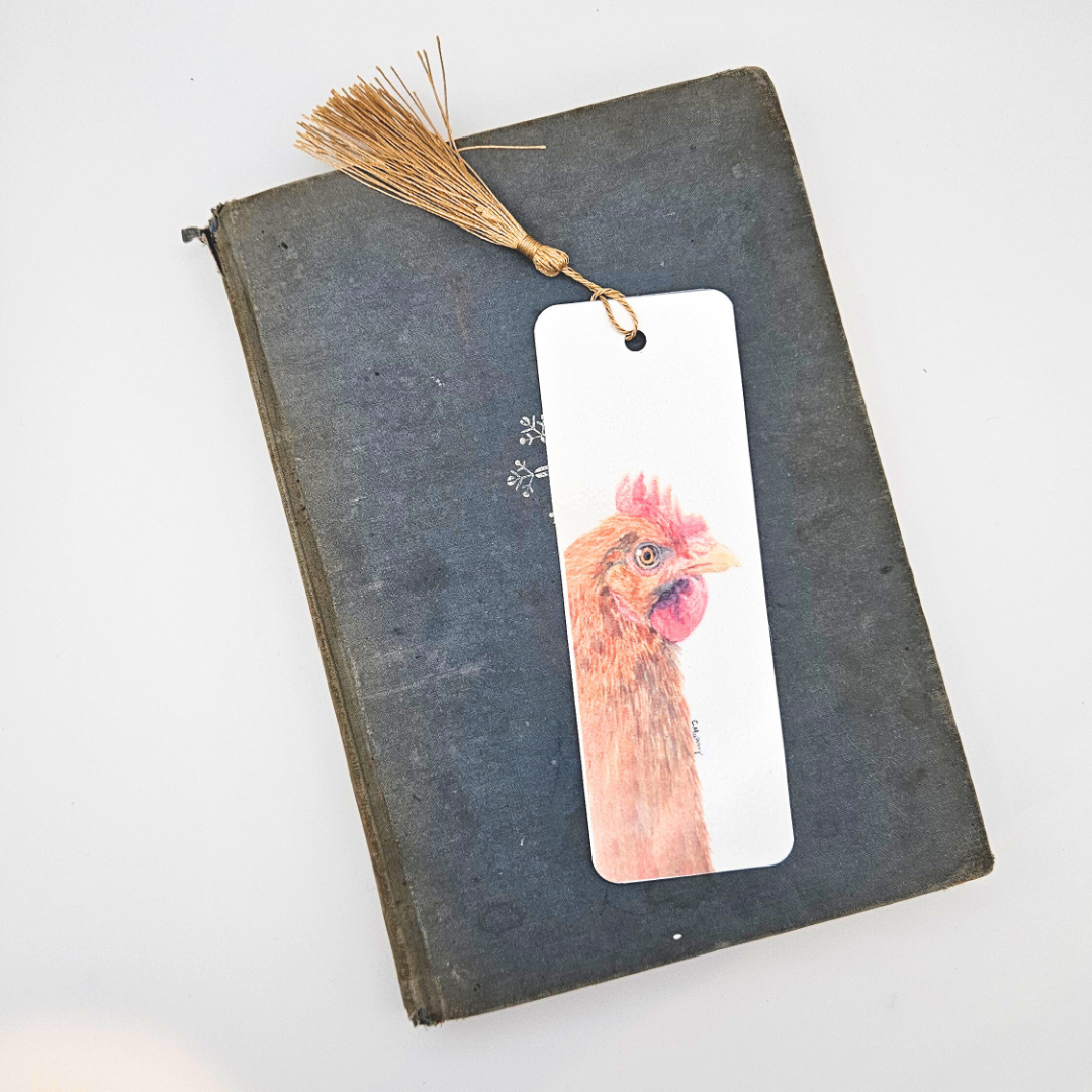 Mrs. Hen Woodland Animal Bookmark