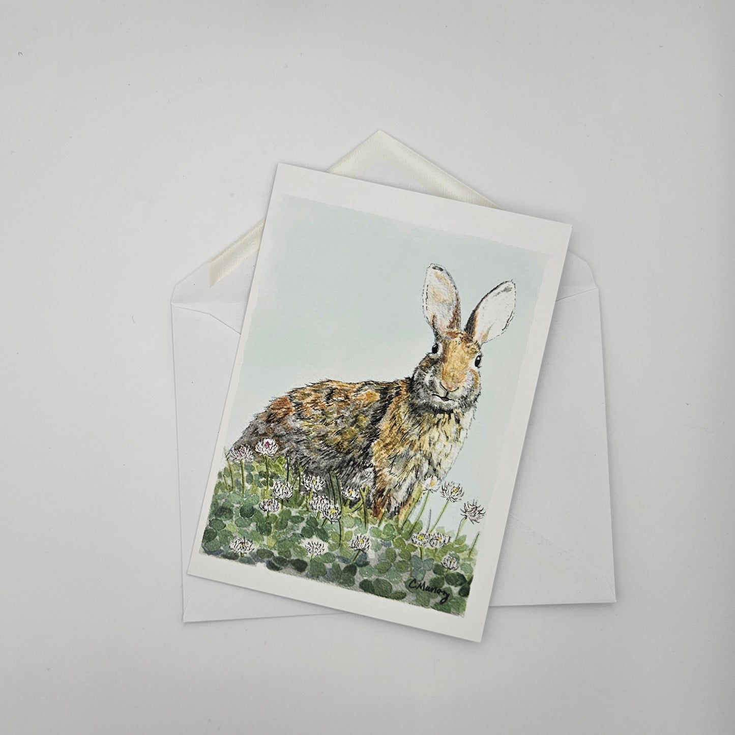 Caught in the Clover Card