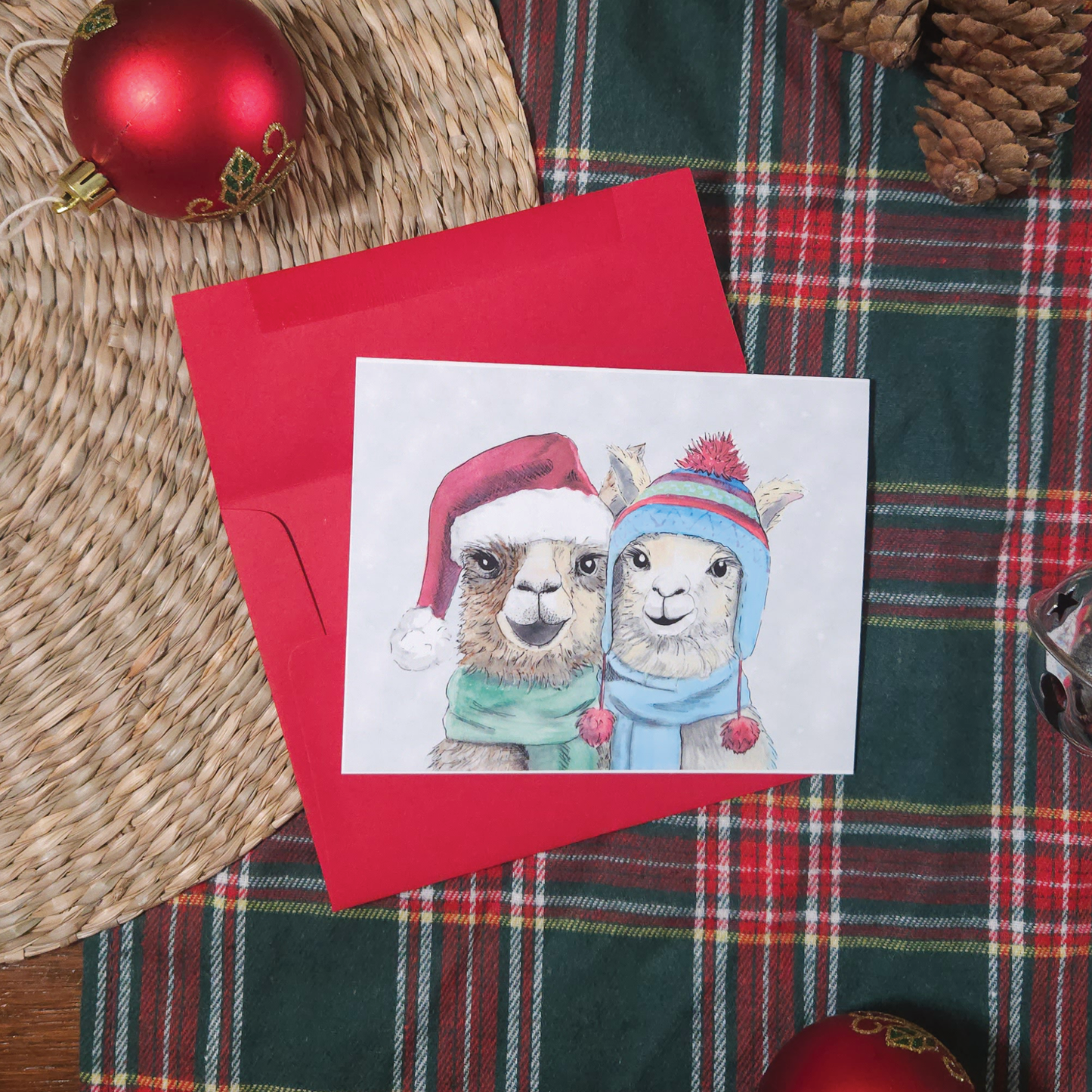 Fleece Navidad card boxed set
