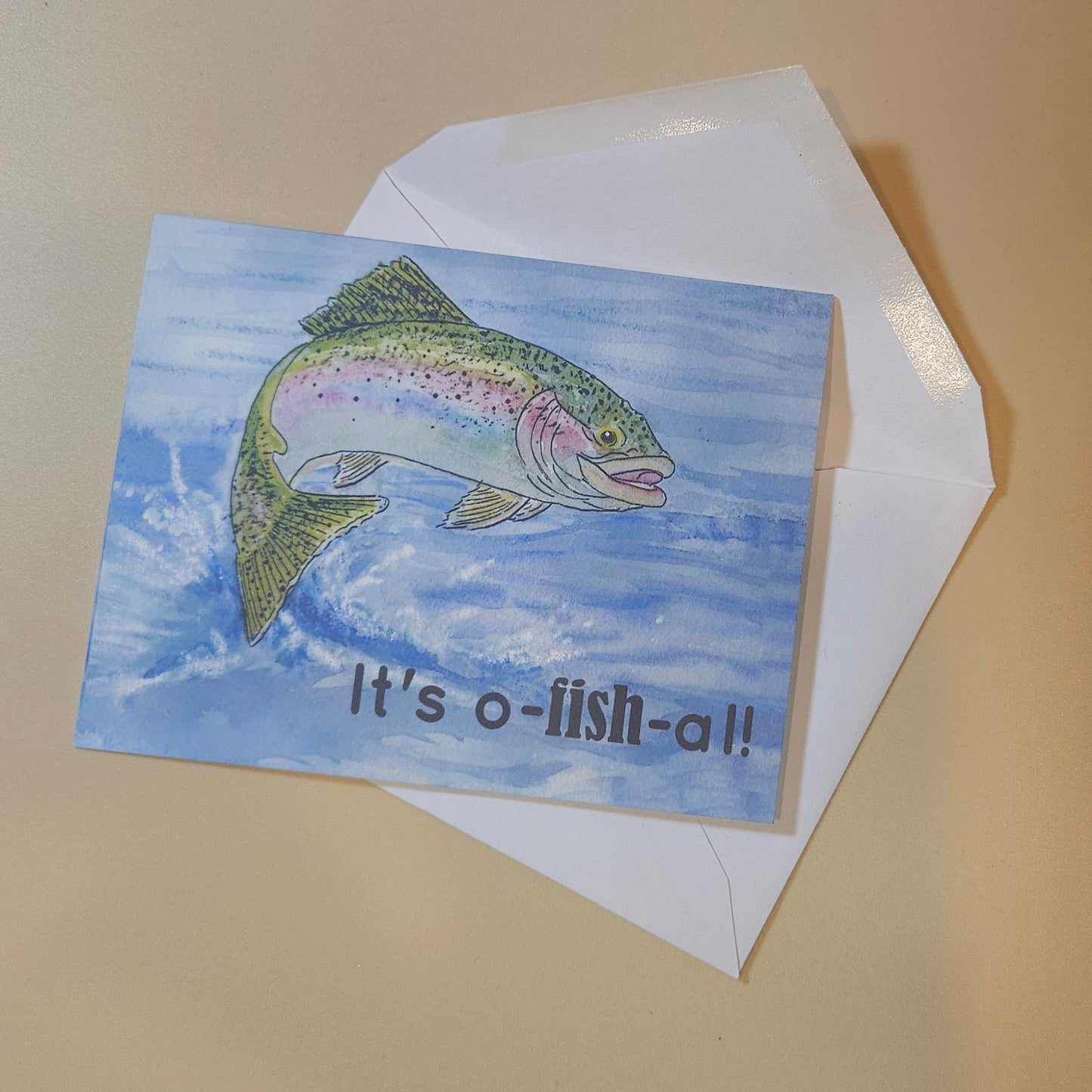 It's O-fish-al Father's Day Card