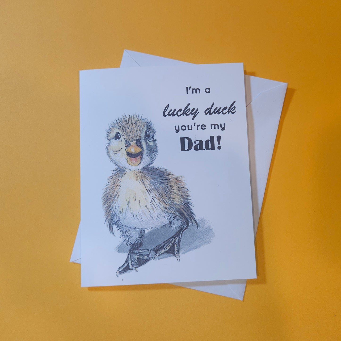 Lucky Duck Father's Day Card