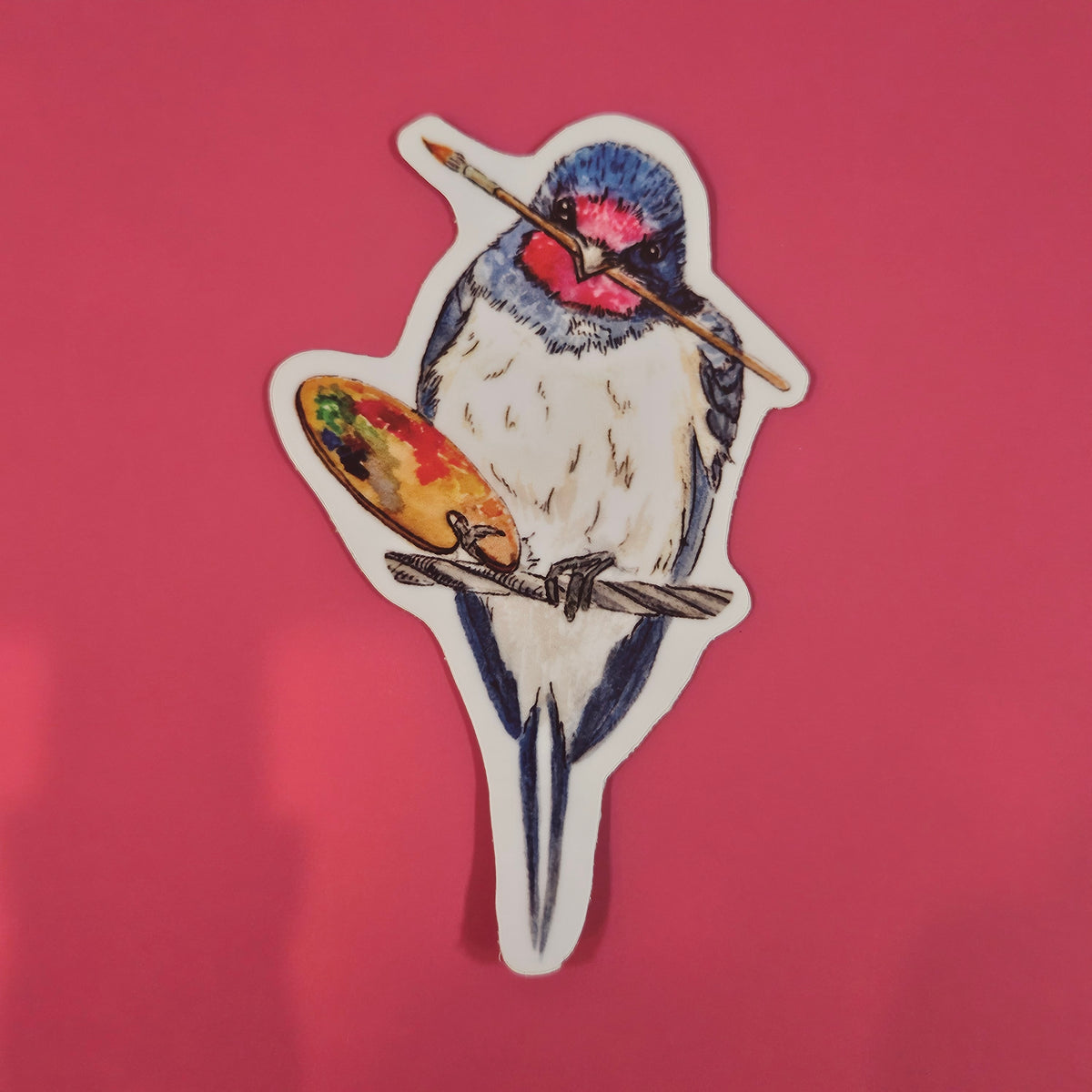 Artist Barn Swallow Sticker – 3x3 Inch Waterproof Vinyl Decal