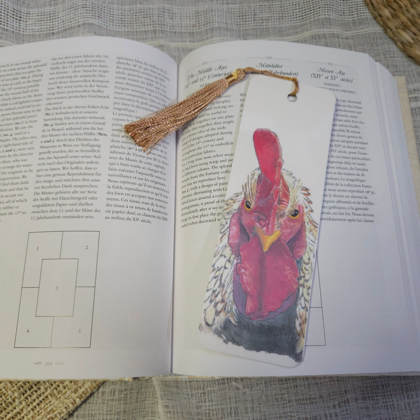 Chicken Woodland Animal Bookmark