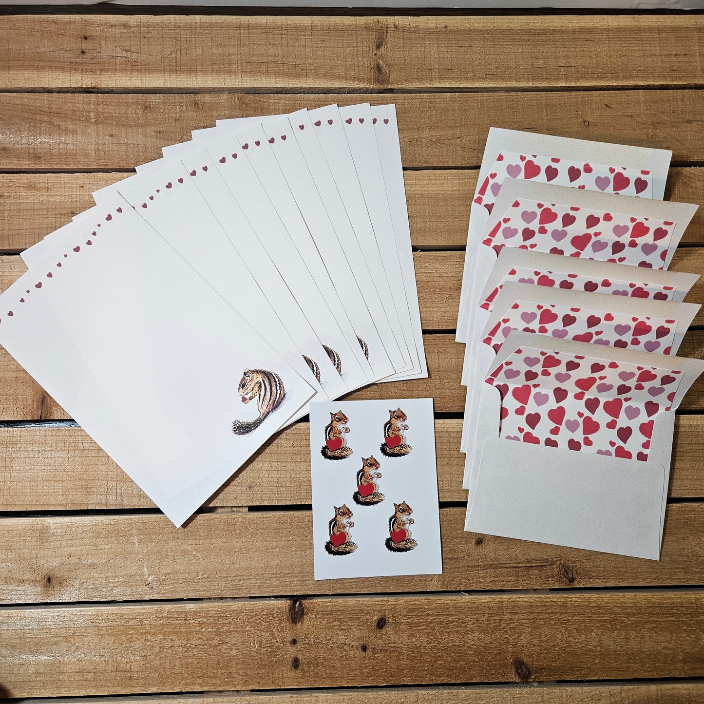 Chipmunk Kisses Letter Writing Set