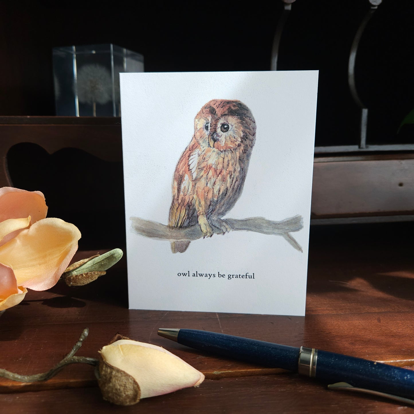 Owl Always Be Grateful Greeting Card