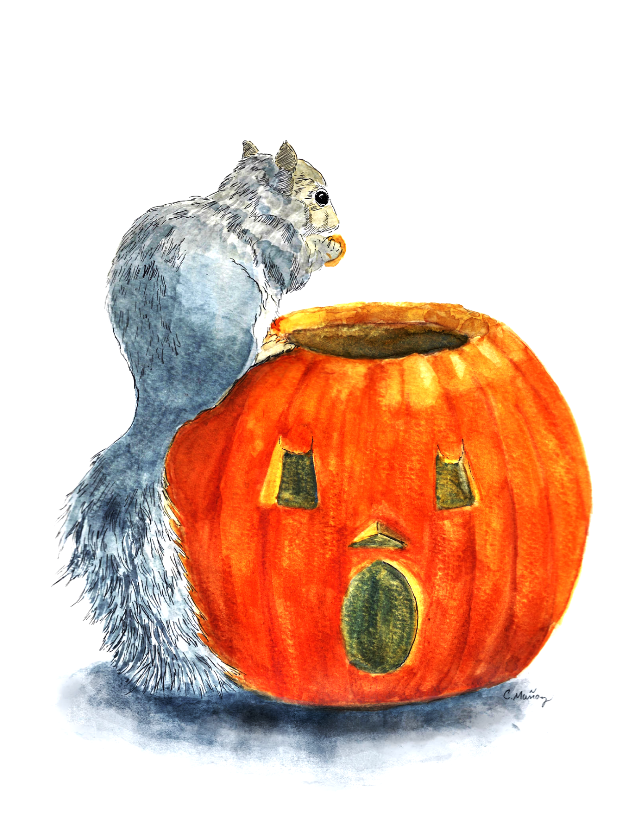 Pumpkin Surprise Card