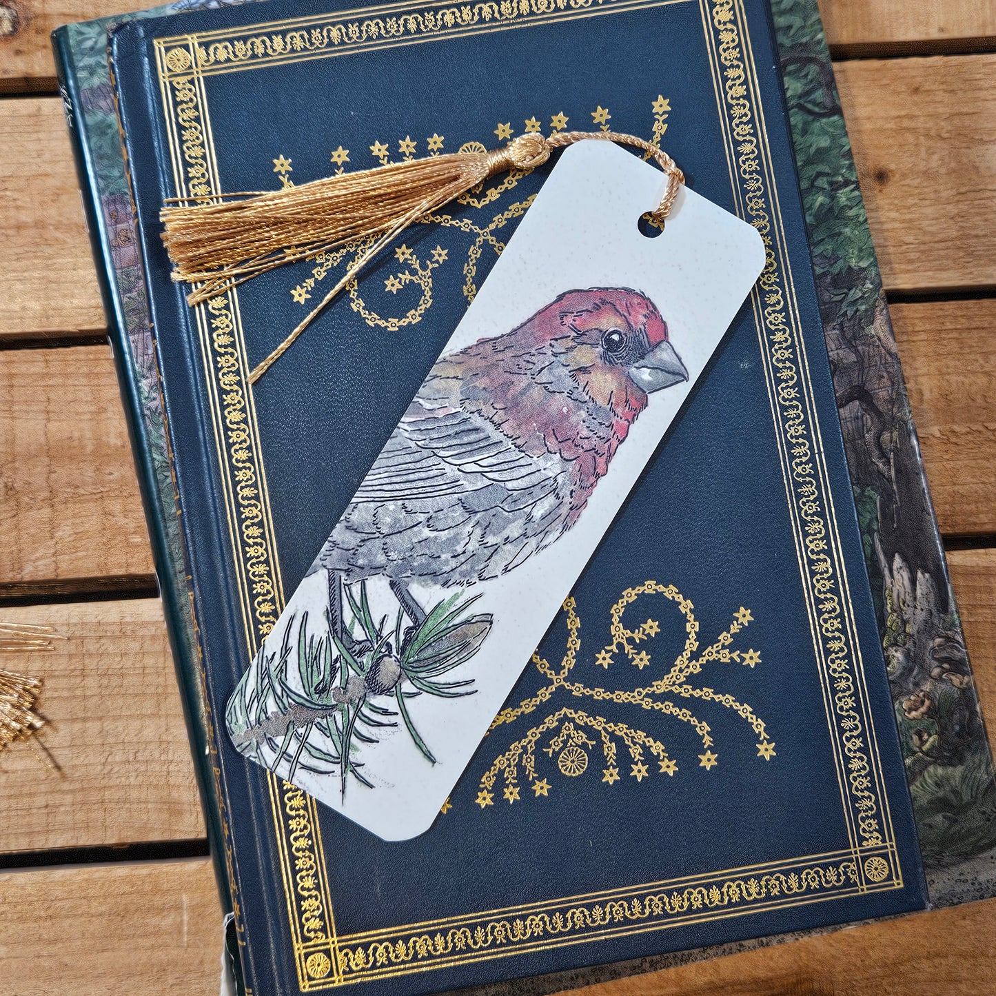 House Finch Woodland Animal Bookmark