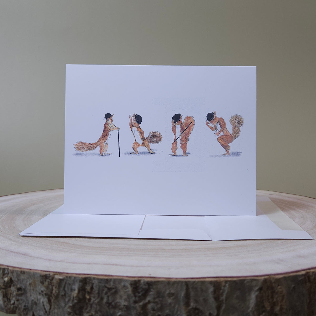 Fosse lineup greeting card