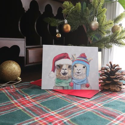 Fleece Navidad card boxed set