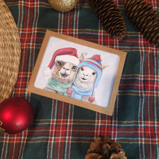 Fleece Navidad card boxed set