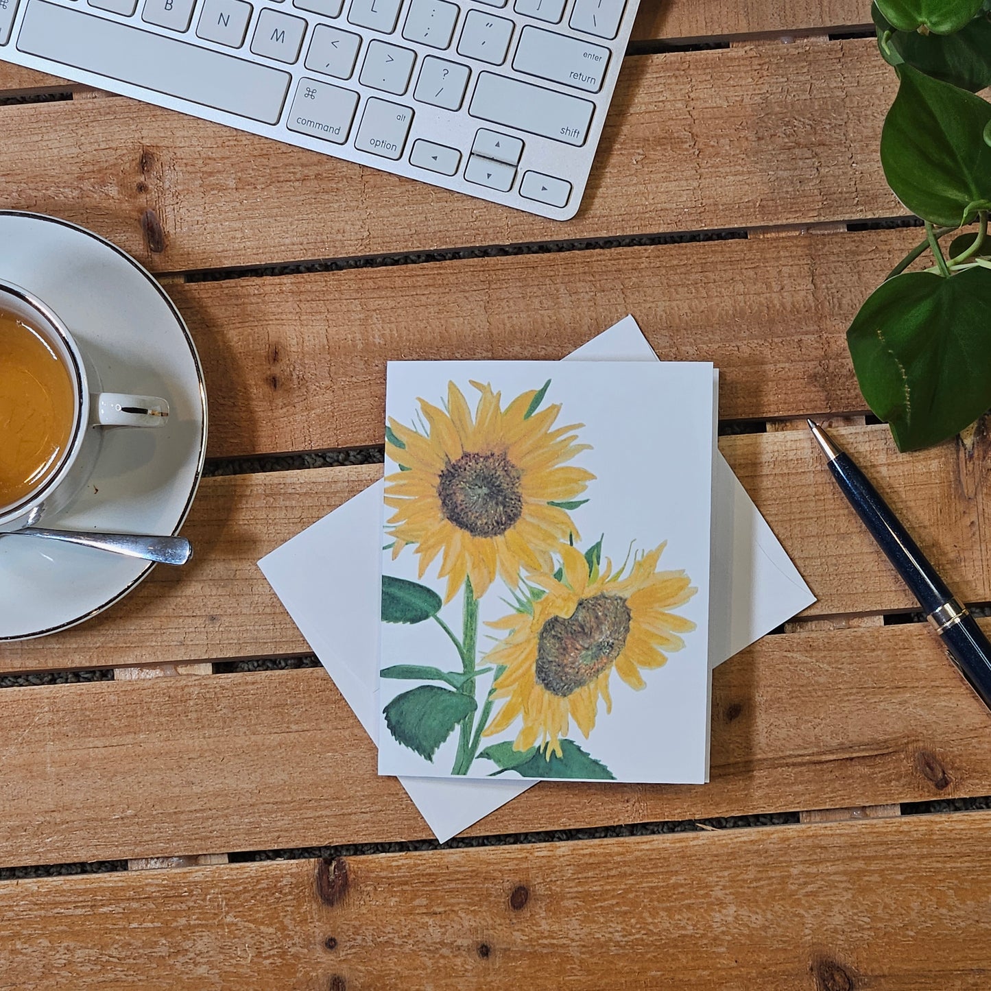 Sunflowers greeting card
