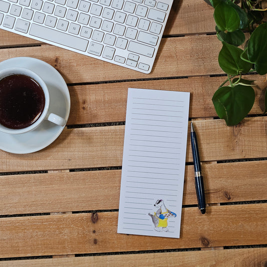 Fresh Baked Cookies List Notepad – Badger with Cookies