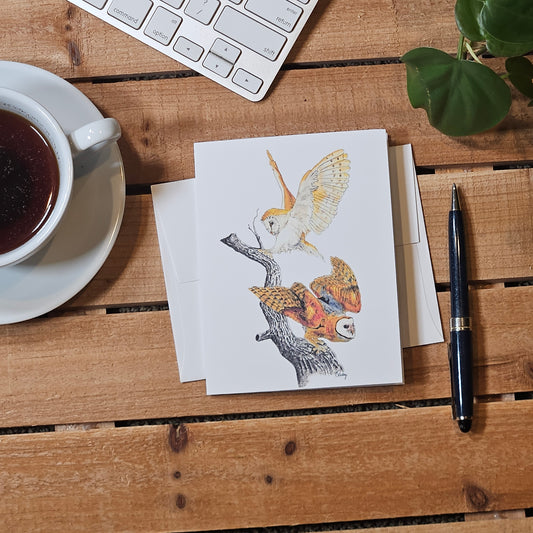 Coming and Going Greeting Card