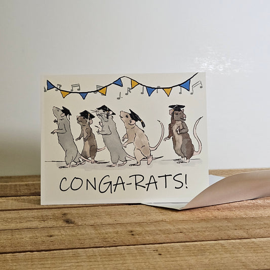Conga-rats! Greeting Card