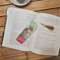 Smiling Chipmunk on Mushroom Bookmark — 2x6 Inches, Laminated for Durability, Tassel Included, Biodegradable Packaging