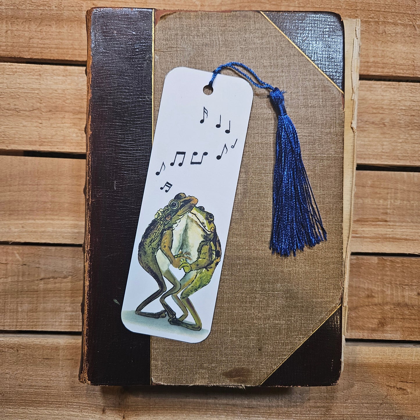 Dancing Frogs Bookmark