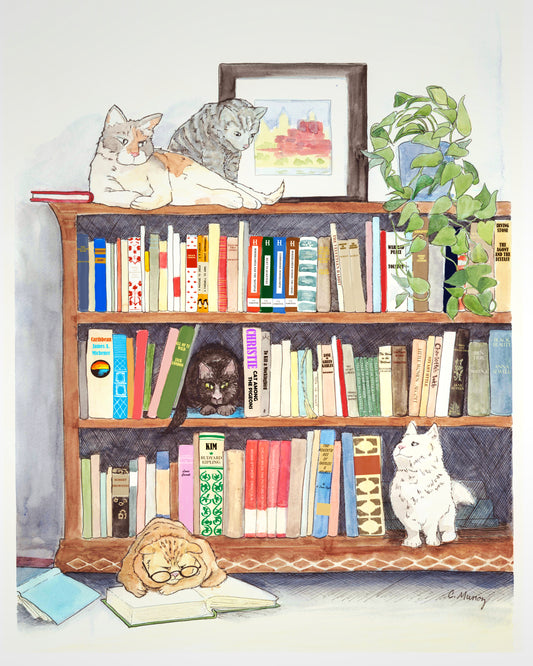 Cats IQ art print