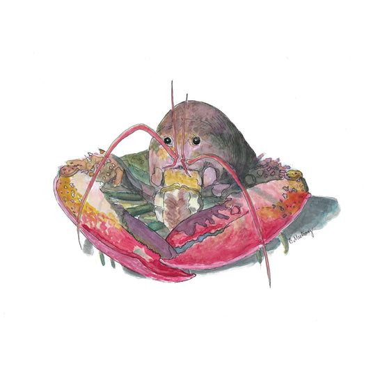 Let's Discuss This Lobster art print