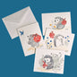 Hedgehog Assorted Notecard Set