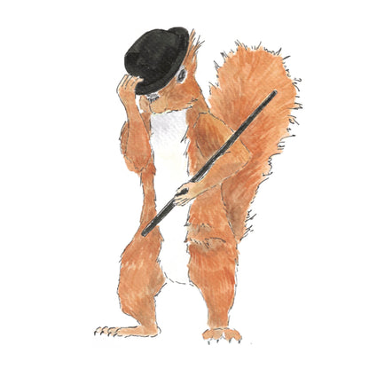Opening Number Mini Greeting Card – whimsical woodland animal gift, perfect for holidays and everyday use.