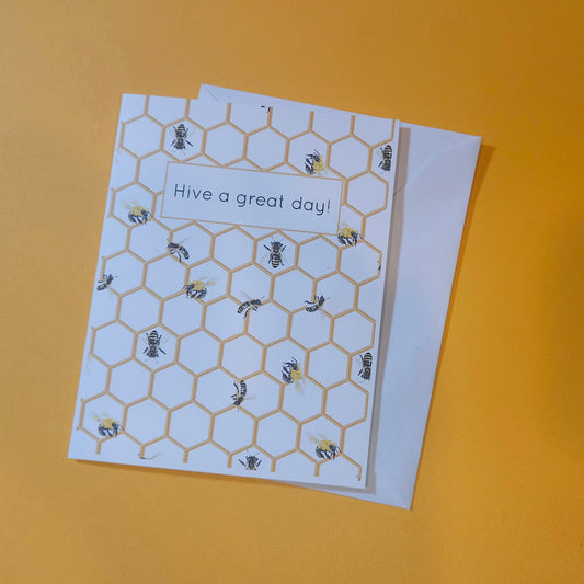 Hive a great day card
