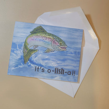 It's O-fish-al Father's Day Card