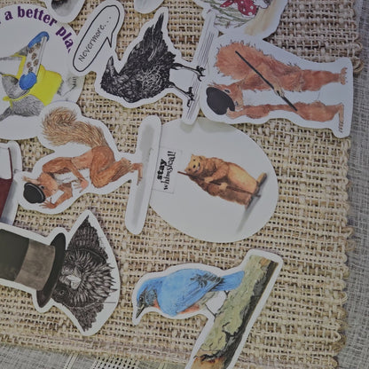 Bugging You Bear and Ladybug 3x3 Vinyl Sticker