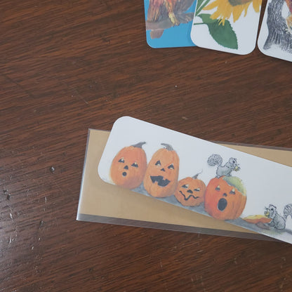 Morning After Pumpkins bookmark