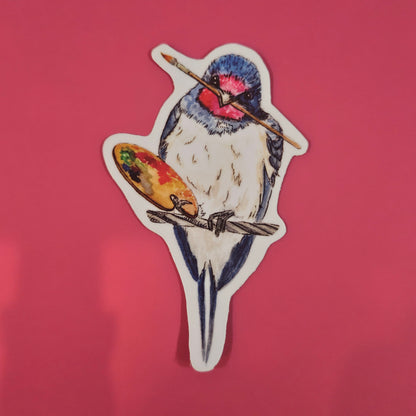 Artist Barn Swallow Sticker – 3x3 Inch Waterproof Vinyl Decal