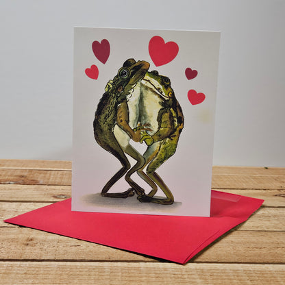 [Dancing Frogs Valentine's Day] – Woodland Greeting Card