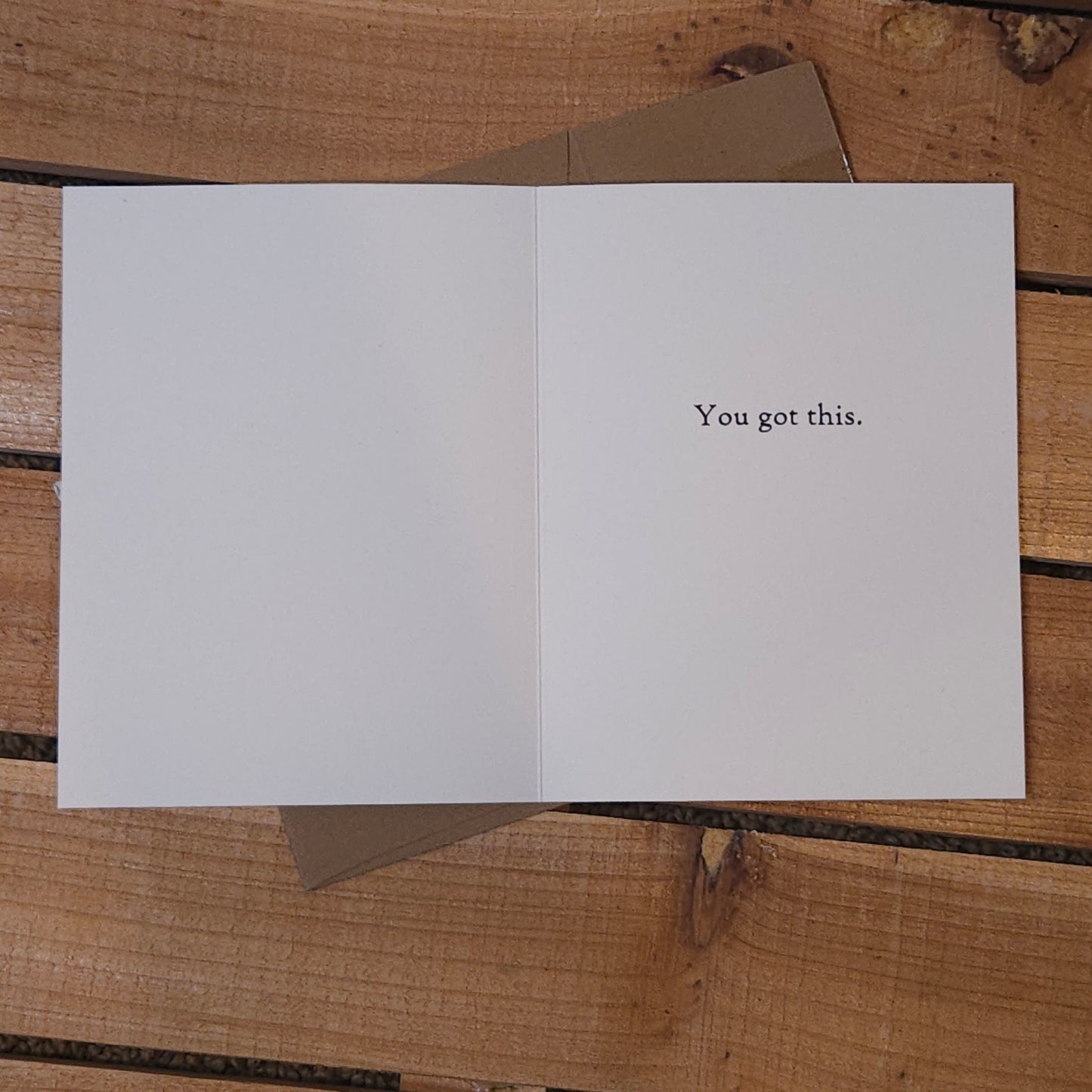 Hang in There Opossum Encouragement Card