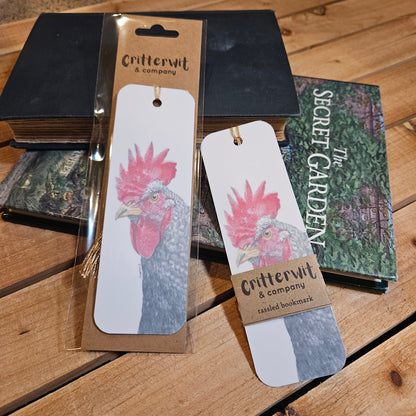 Mr. Rooster Woodland Animal Bookmark