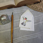 Hummer Mini Greeting Card – whimsical woodland animal gift, perfect for holidays and everyday use.