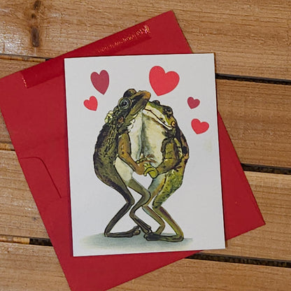 [Dancing Frogs Valentine's Day] – Woodland Greeting Card