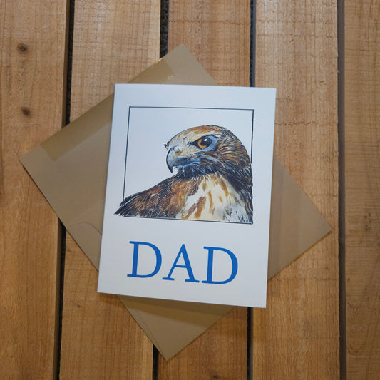 Eagle Eye Father's Day – Woodland Greeting Card