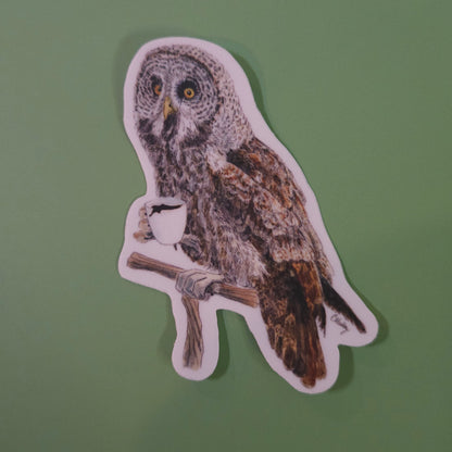 Spill the Tea sticker - 3x3” waterproof vinyl decal