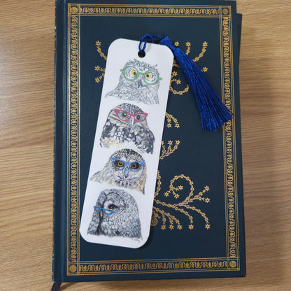 Owls with Glasses Bookmark