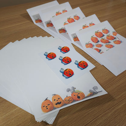 Pumpkin Squirrel Letter Writing Set
