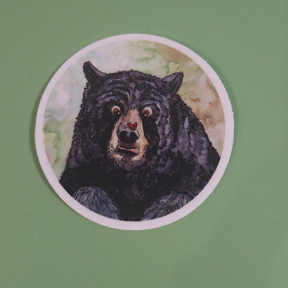 Bear & Ladybug Sticker – 3x3 Inch Waterproof Vinyl Decal