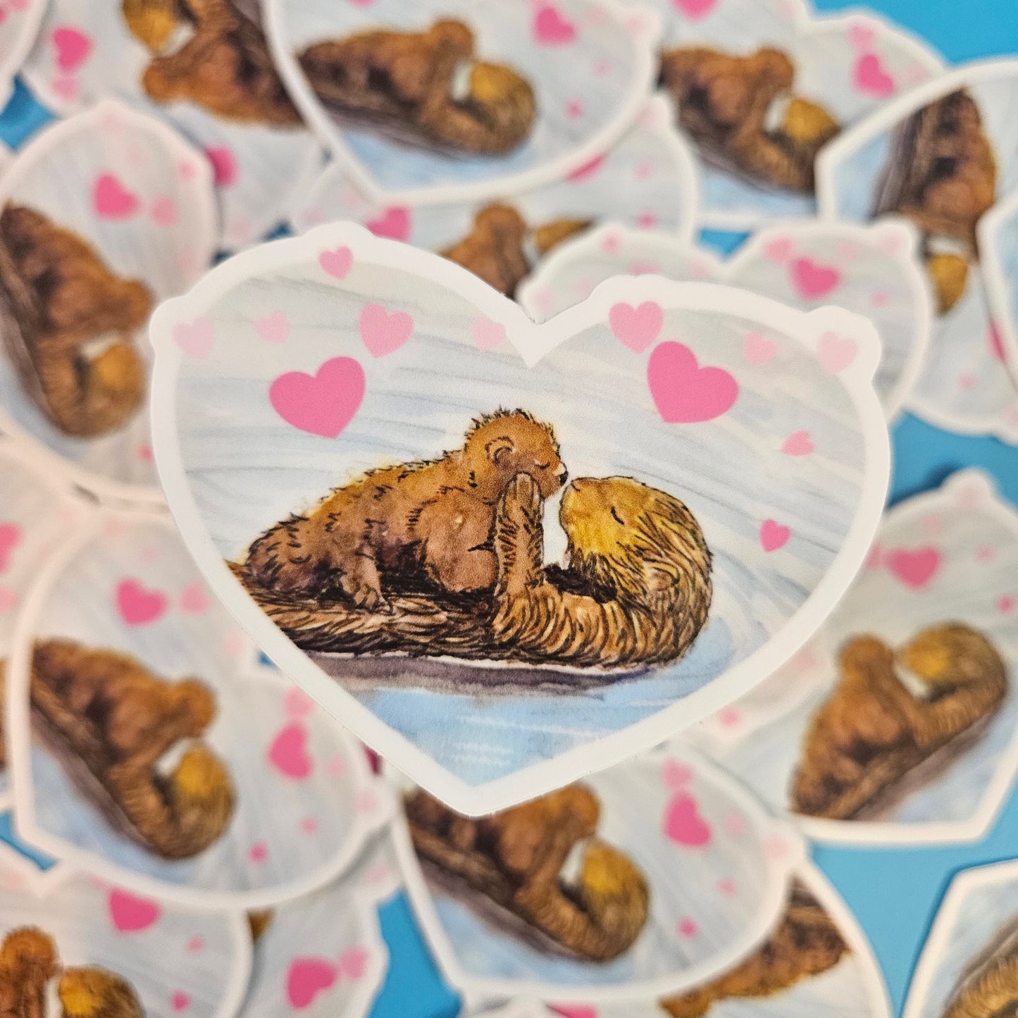 Otterly the Best Sticker | Woodland Animal Vinyl Sticker